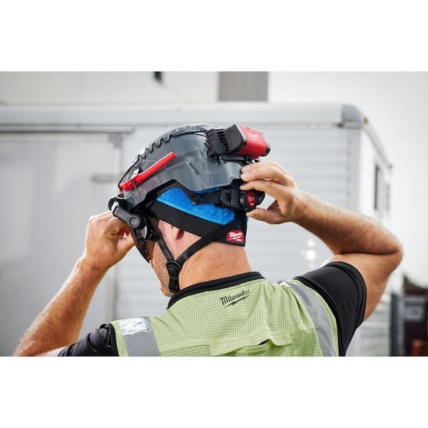 Milwaukee Tool 48-73-4545 Skull Cap,Polyester,Black/Blue