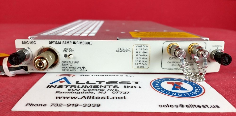 Tektronix 80C10C B040444 Single Channel: 65/80 GHz Optical Sampling Module