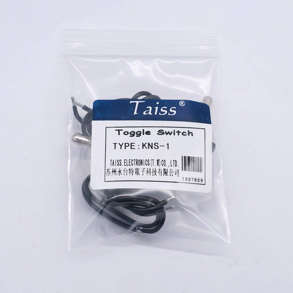 2Pcs Toggle Switch SPST 2 Position Latching On/Off 6A AC 125V /10A DC 12V Toggle