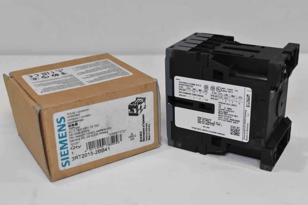 Siemens 3RT2015-2BB41 Contactor new