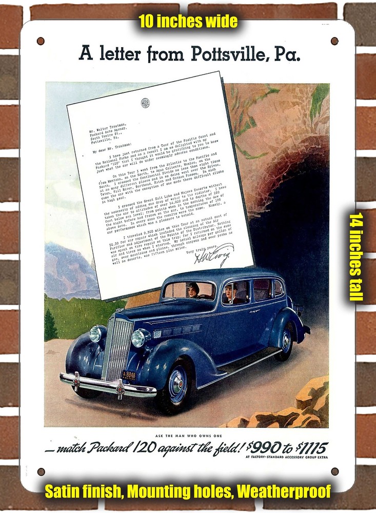 Metal Sign - 1936 Packard Vintage Ad 10