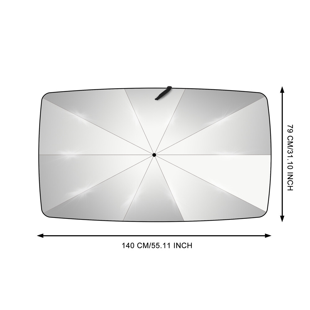 Sunshade Umbrella For Car Front Window Cover Sun Shade Visor Foldable Windshield