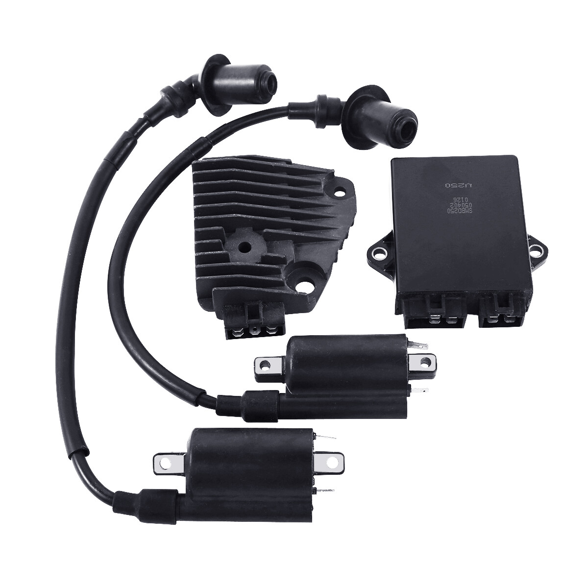 CDI Box Ignition Regulator Coil Set Fit For Yamaha XV250 Route 66 XV250 Virago
