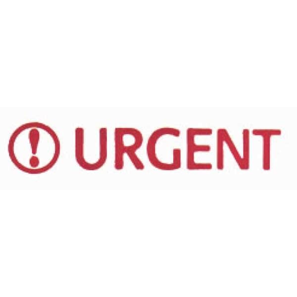 Accu-Stamp2 038854 Microban Message Stamp, Urgent, 3/8"