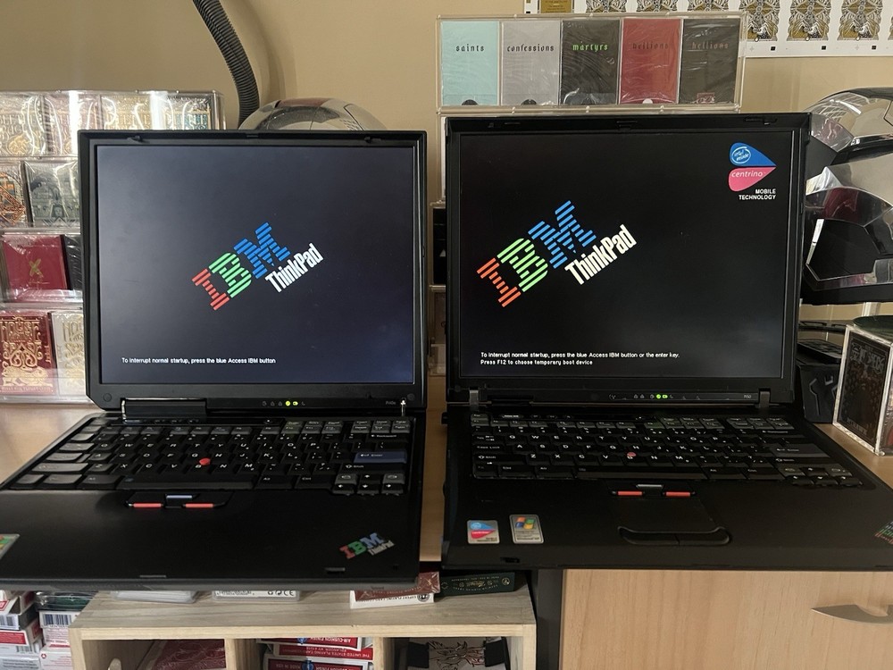 IBM ThinkPad R50 + R40e Retro Bundle 💾 Win XP 🔥 Collector Ready w/ Charger