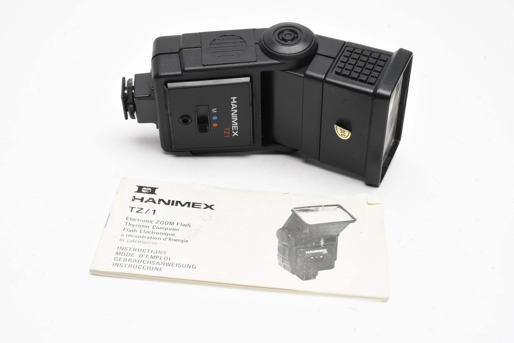Hanimex TZ1 Shoe Mount Flash, tested, Great