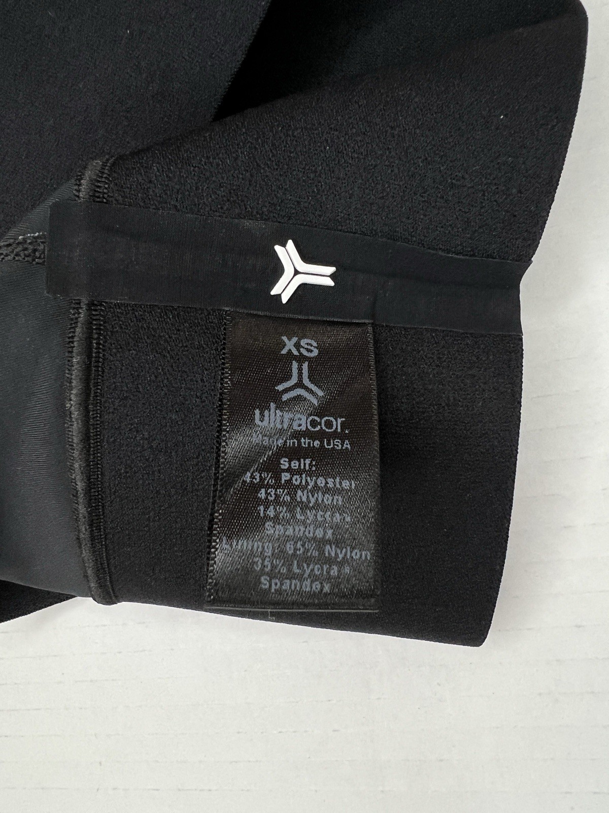 Ultracor XS Women High Stretch Compression Biker Shorts Built In Brief NEW