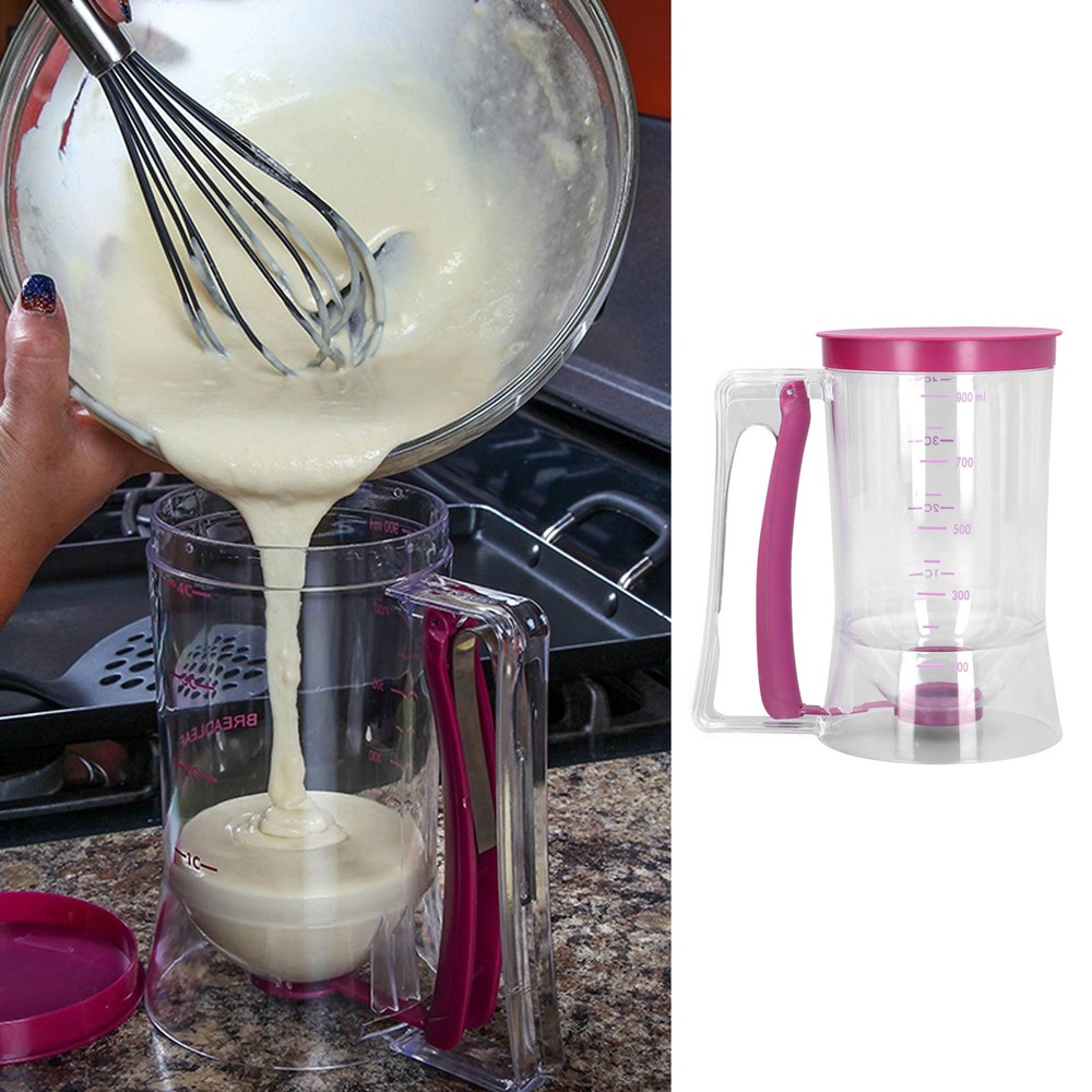 Pancake Batter Dispenser Kitchen DIY Measuring Baking Tool for Pancakes Muffins