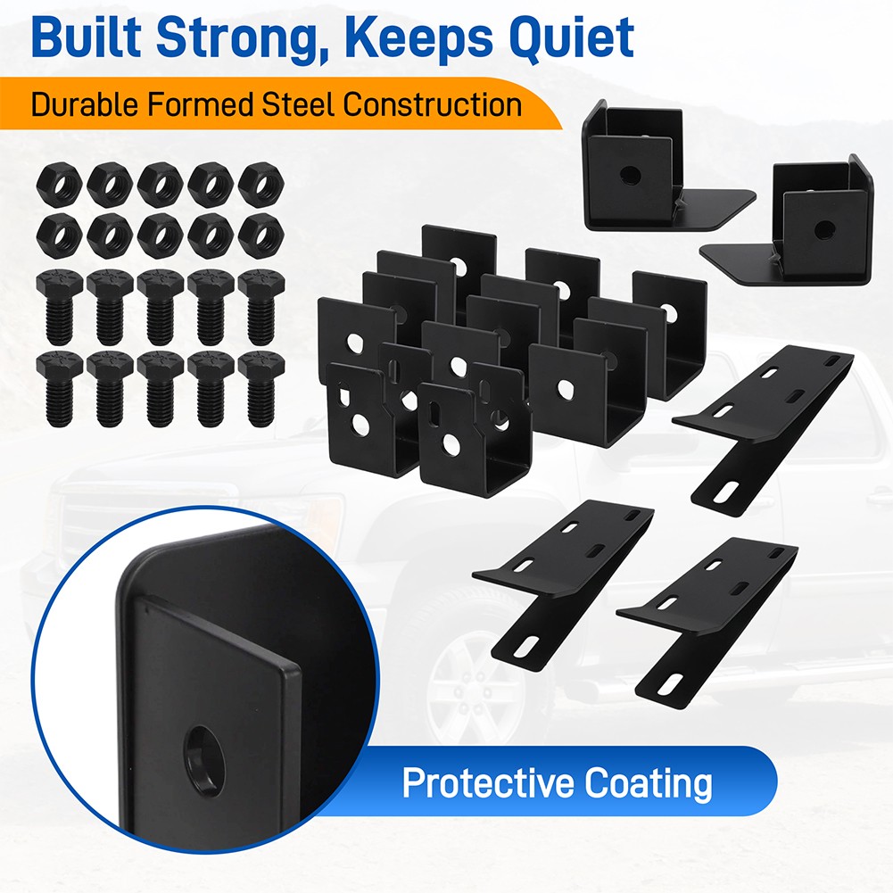 2.5" Rear Seat Lift Kit For 07-13 Chevy Silverado GMC Sierra Crew Cab 1500 Truck