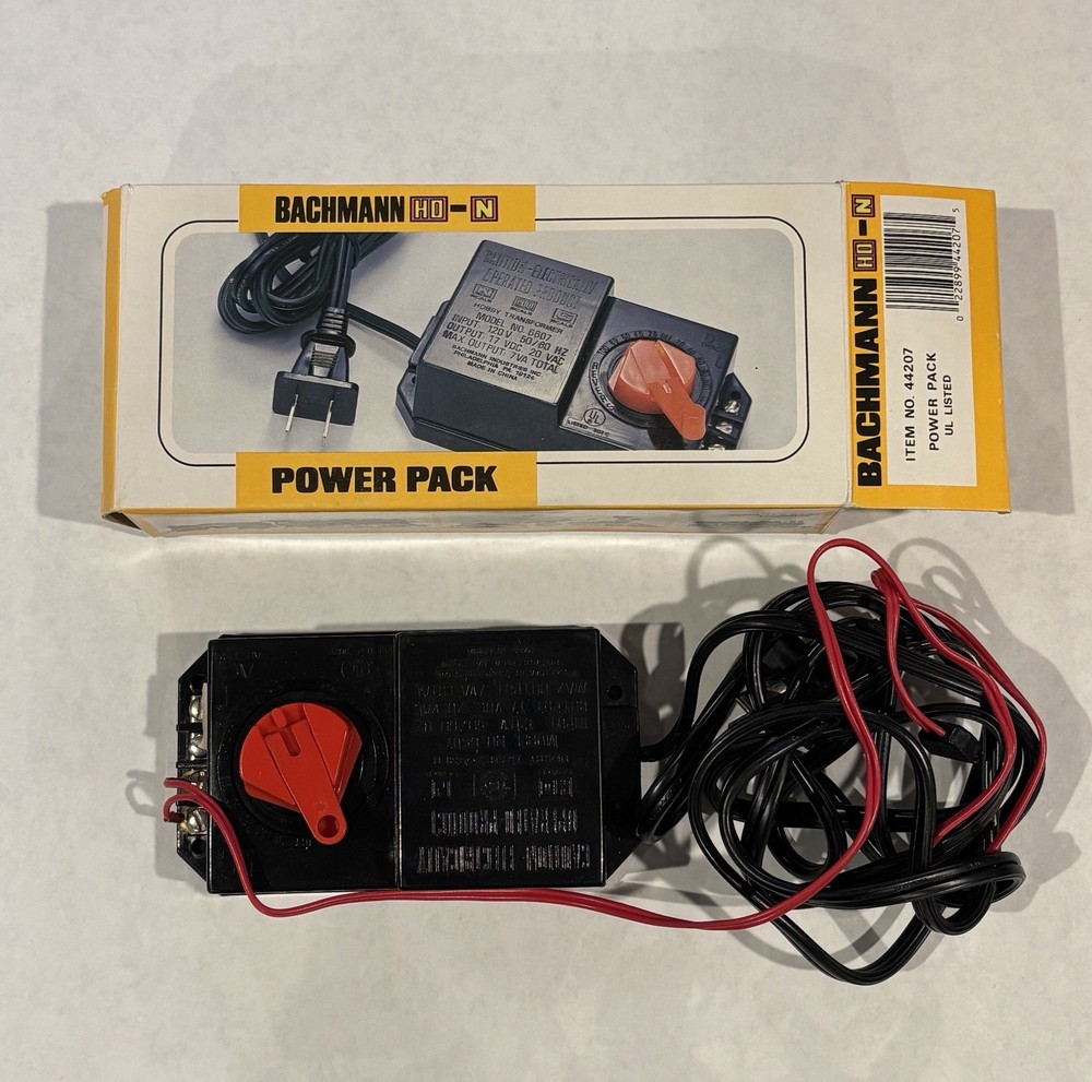 VTG Bachmann HO Scale Power Pack #44207 Train Power Pack