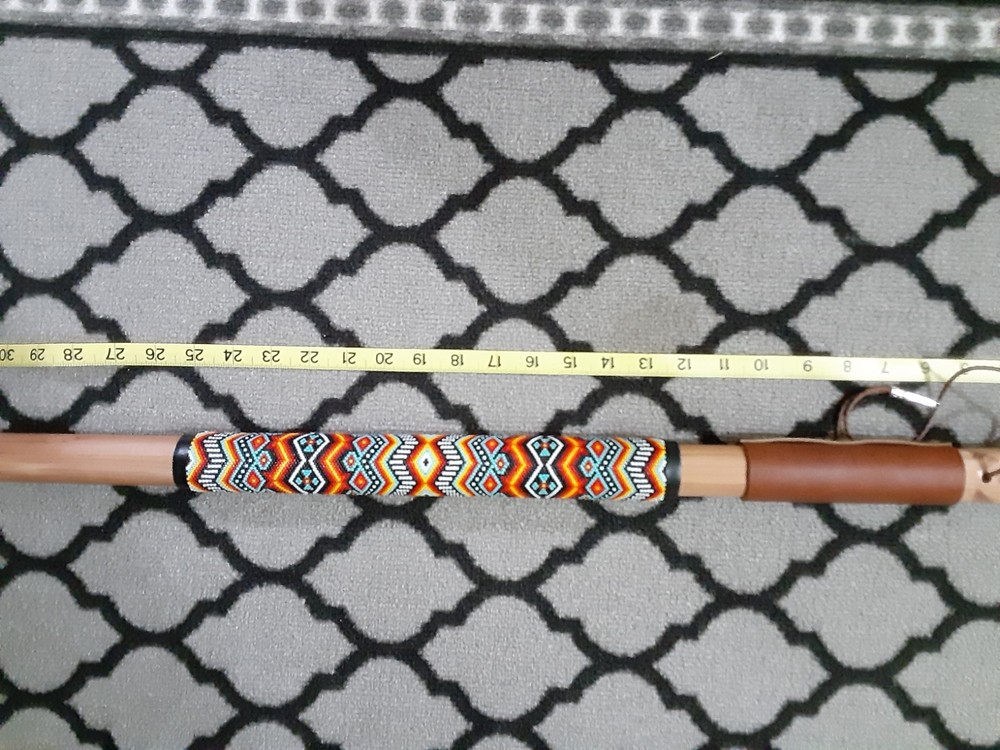 Native American Style 2 Beaded Walking Staff by AustinThreadCrafts