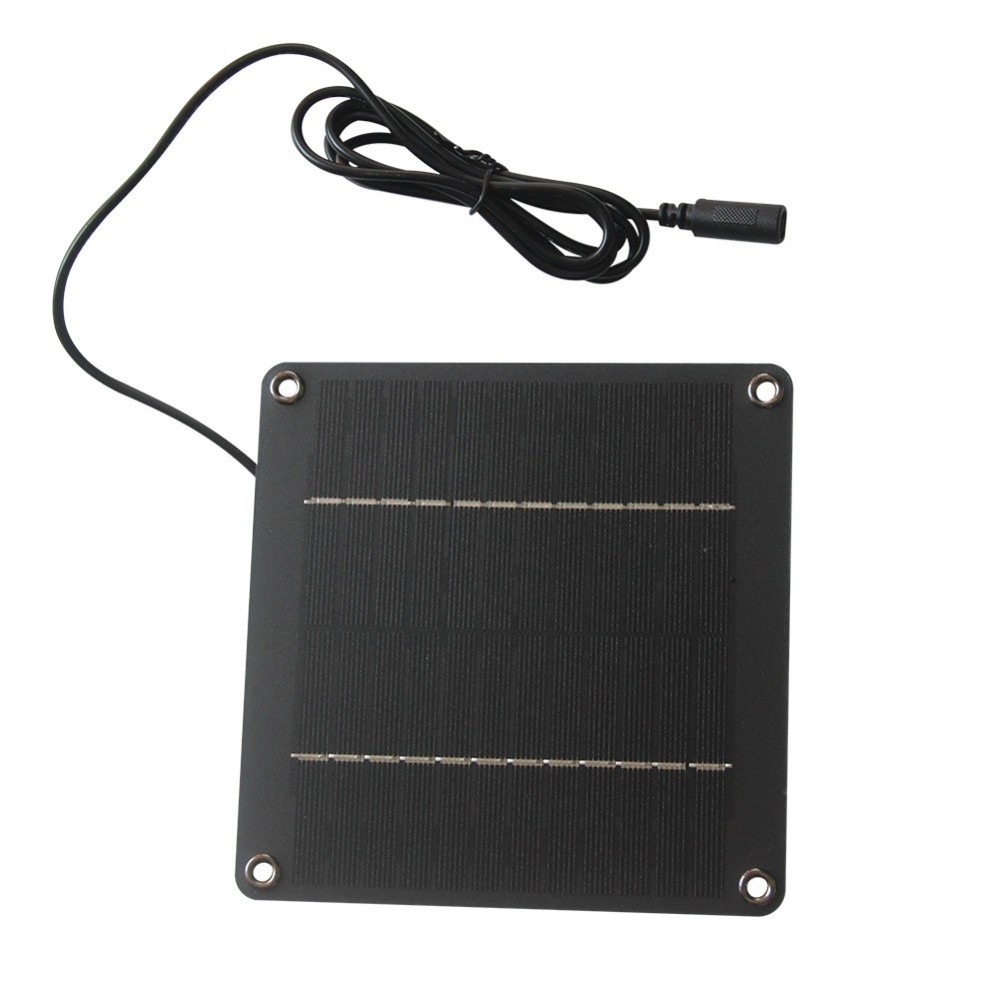 Energy Efficient 12V Solar Panel 1.5 Meter Cable 5521 Female DC Interface