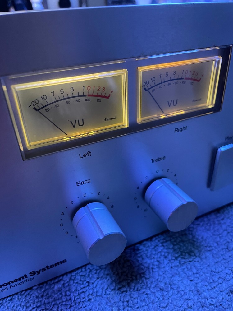 MCS 3845 /MCS 3835/MC S3865 MODULAR COMPONENT SYSTEM amplifier meter LED lamps.