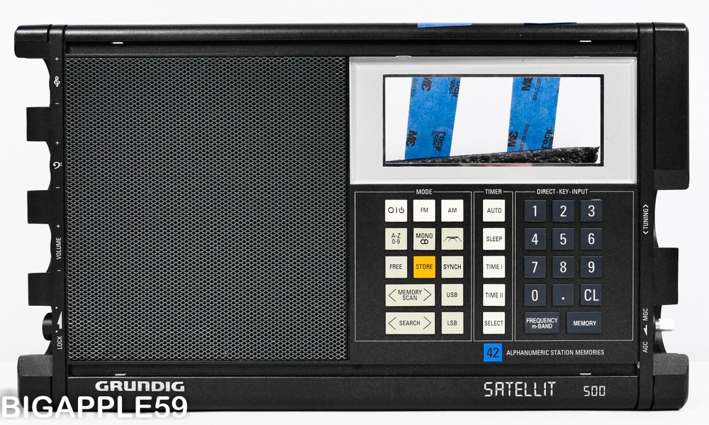 Front Panel / Speaker For Grundig Satellit 500 Shortwave AM FM Radio Receiver