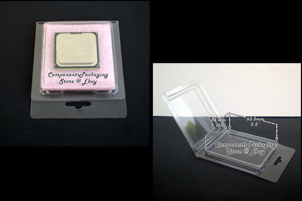 120 AMD Ryzen Processor CPU Clamshell Case for Socket AM4 with Anti Static Foam