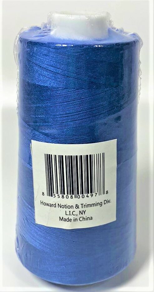Eco-Lock 3,000 Yards 100% Polyester Thread - BLUE