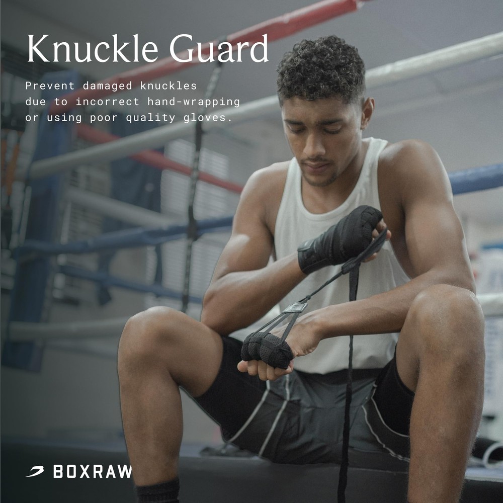 Boxing Knuckle Guards - Black - M - Professional Knuckle Guards for Boxing & ...