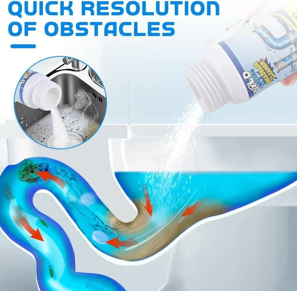 2 Pcs Sink and Drain Cleaner Wild Tornado Pipe Dredge Drain Cleaner