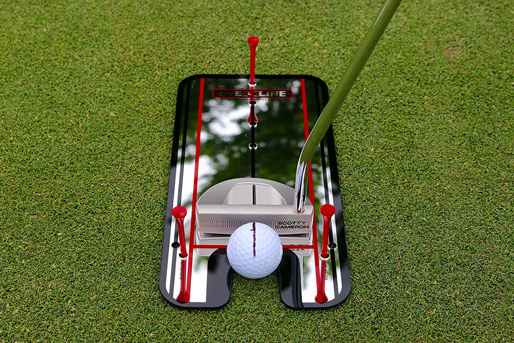 EyeLine Golf Putting Alignment Mirror, Portable Practice Putting Trainer, Mirror