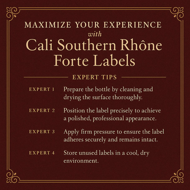 FWK Cali Southern Rhone Forte Labels