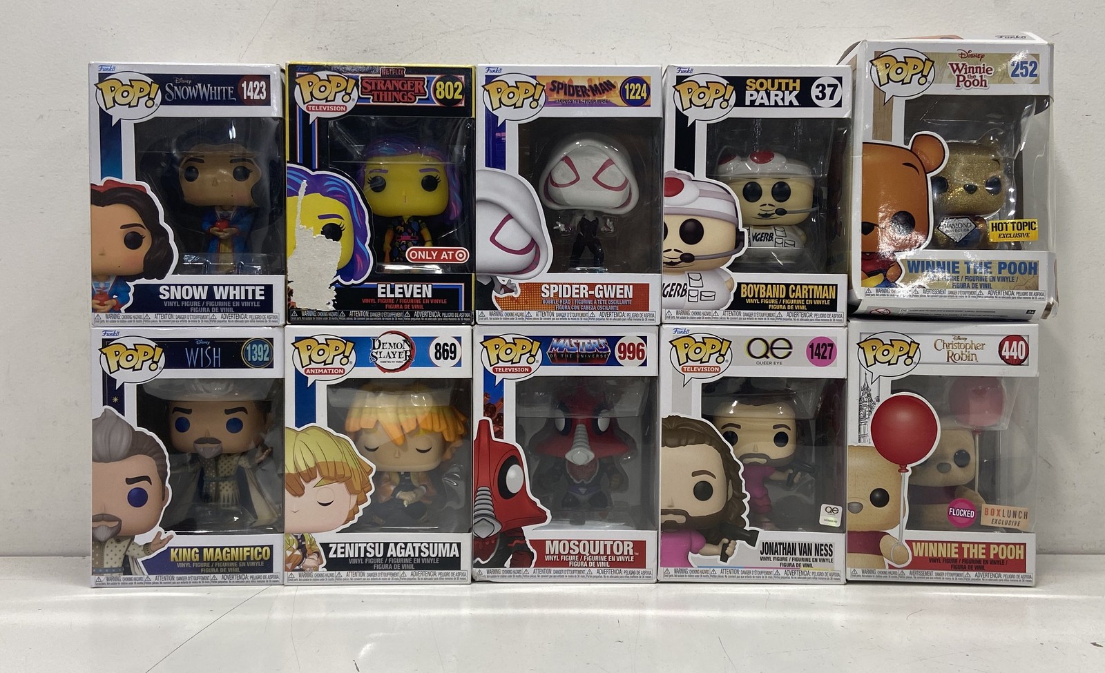 Assorted Bundle of 10 Funko Pop