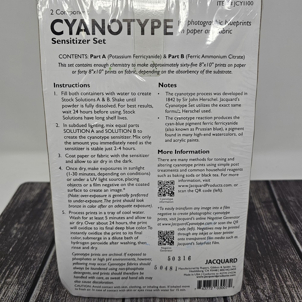 Cyanotype Sensitizer Set