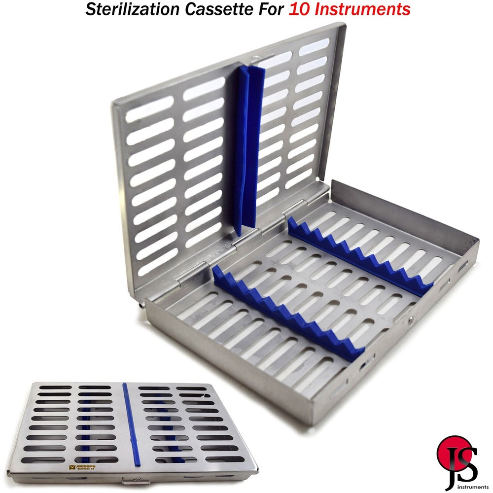 Dental Instruments Sterilization Cassette Rack Box Tray Autoclavable
