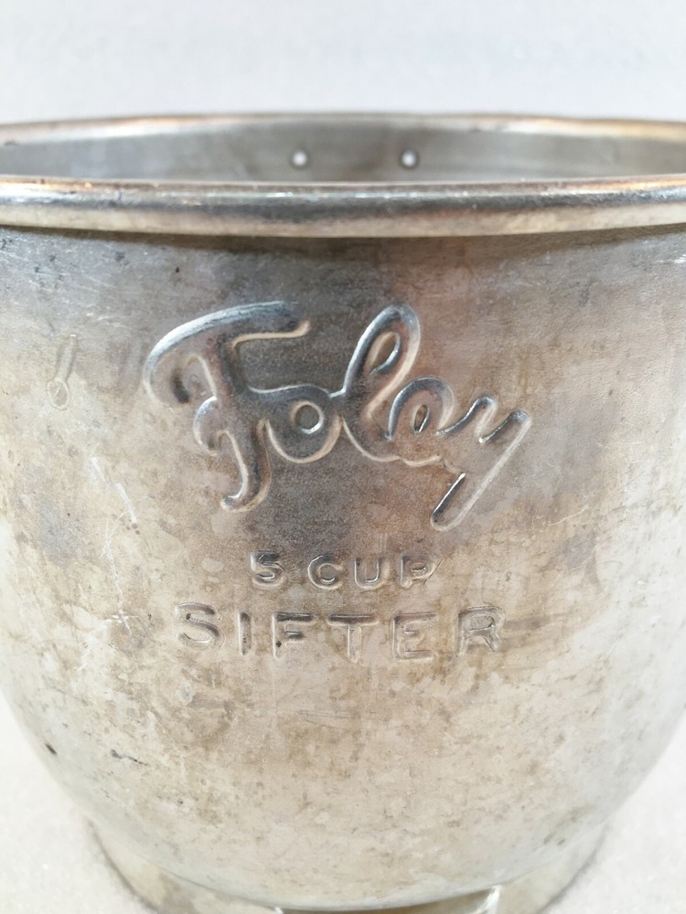 Vintage FOLEY 5 Cup Sifter