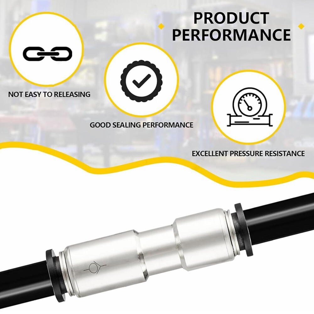 2x 1/4" OD Check Valve Push to Connect One Way Inline Air Pneumatic Valves C357