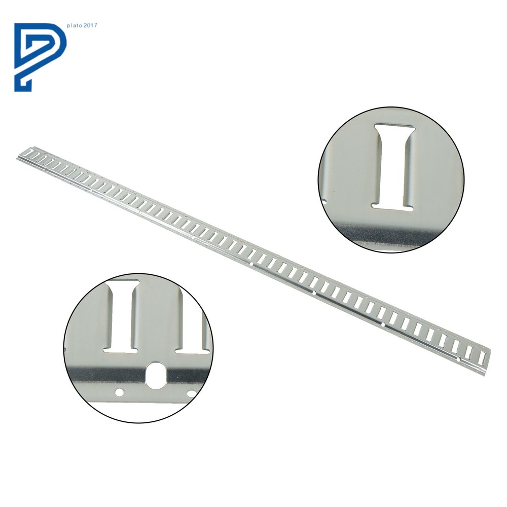(8 Piece) 8 ft Galvanized Horizontal E-Track Trailer Tie-Down Rails for Truck