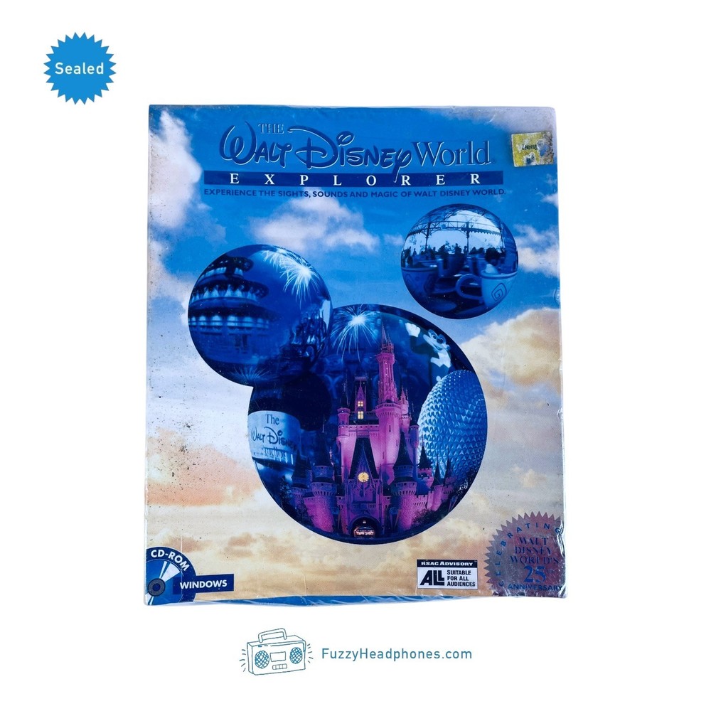 The Walt Disney World Explorer Computer Software (PC, CD-ROM) Brand New SEALED