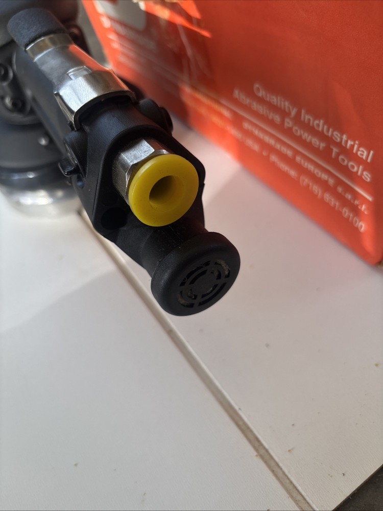 Dynabrade 57310 6" Dia. Two Hand Gear Driven Sander, Vacuum NOS