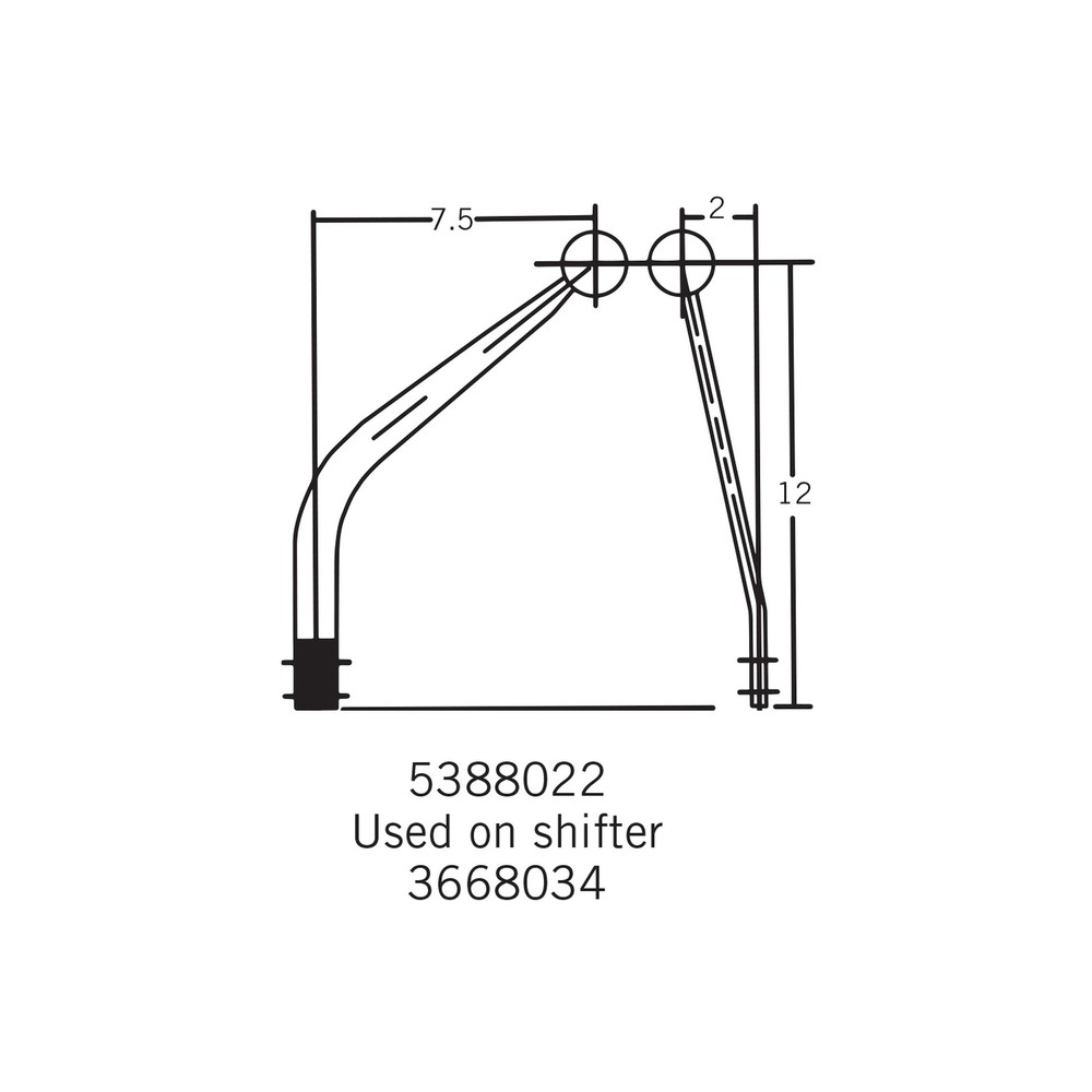 Hurst 5388022 Competition/Plus Shifter Stick