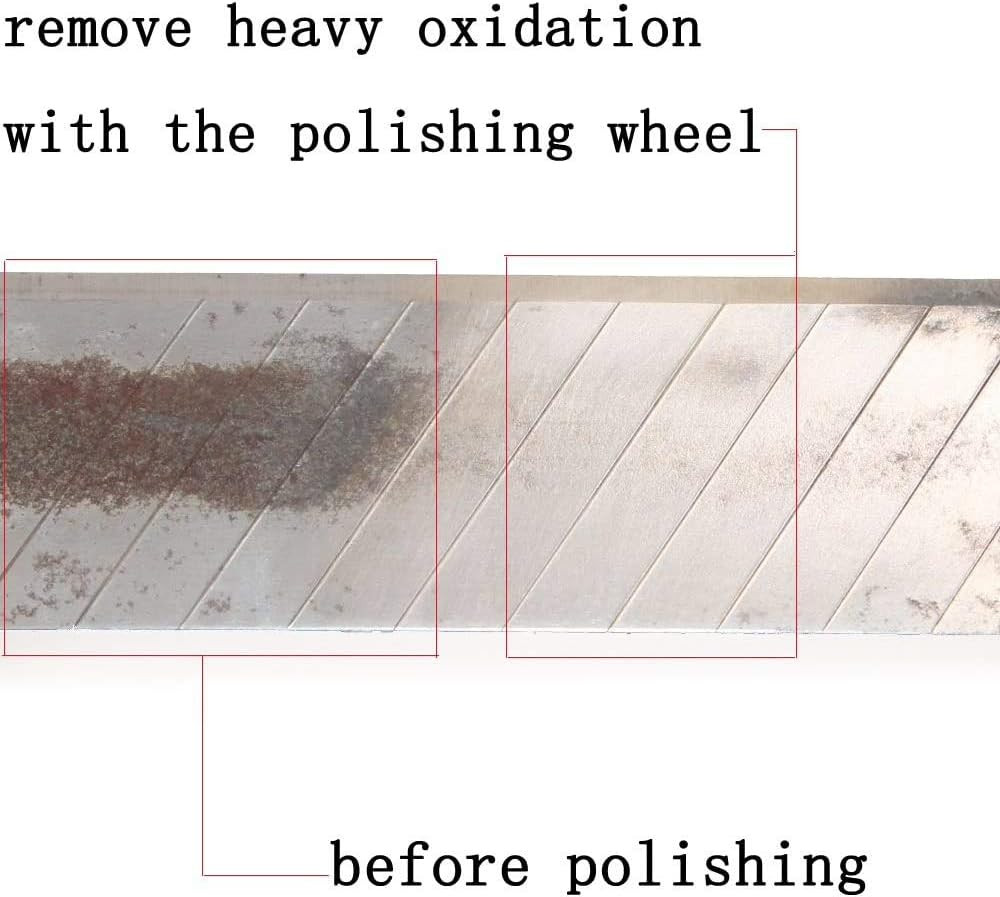 Fine Abrasive Wheel Brush Polishing Buffing Wheels Sanding Rust Remove Rotary