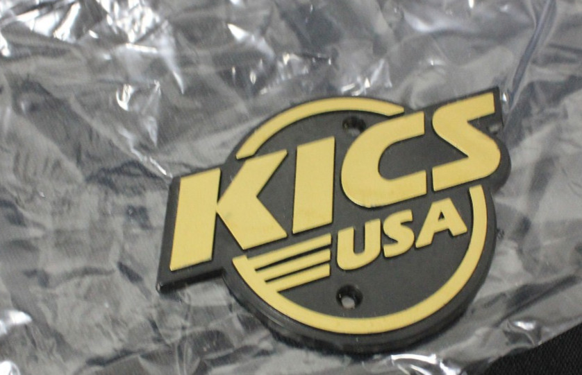 Kics USA amplifier logo w/2 screws