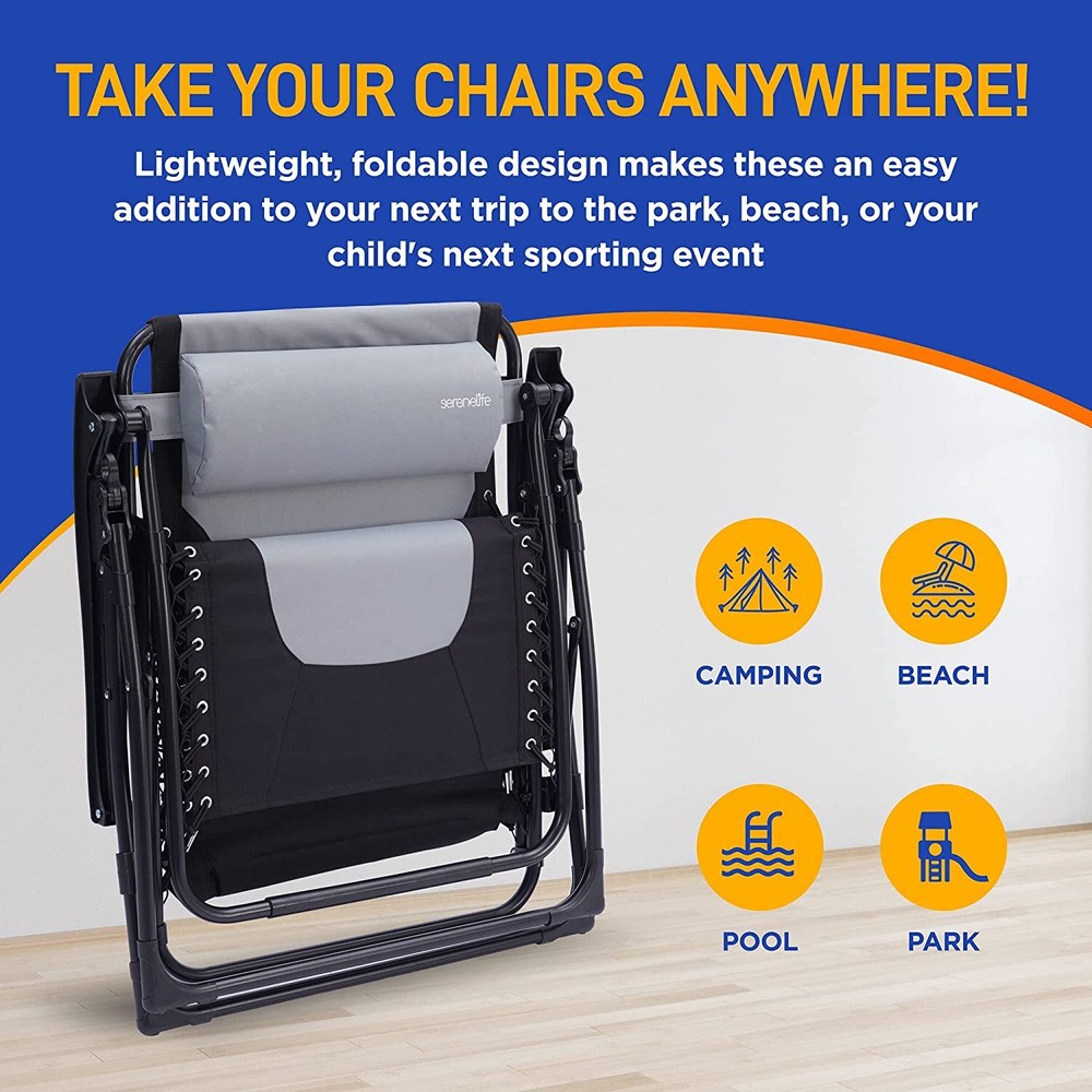 SereneLife SL1ZGRCP21 Zero Gravity Chair