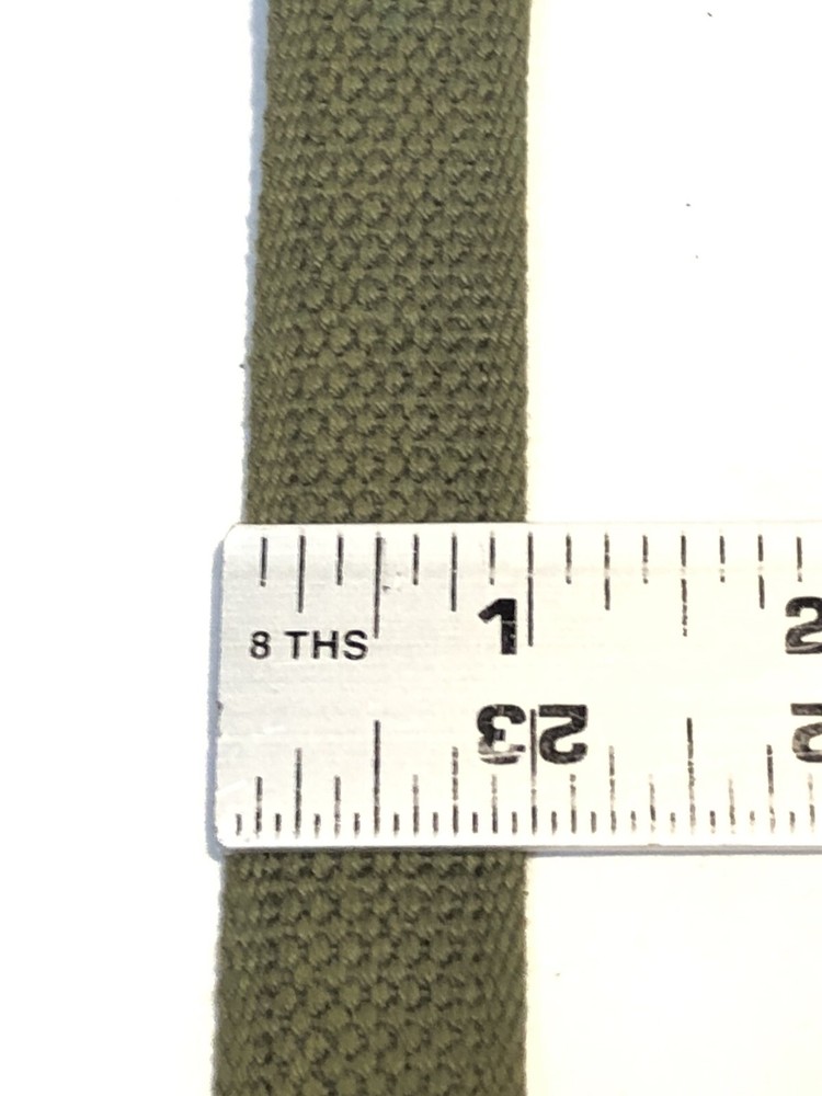 SET of 2 US MILITARY PACKBOARD TIE DOWN STRAP GWP M38 WEBBING JERRY CAN GAS JEEP