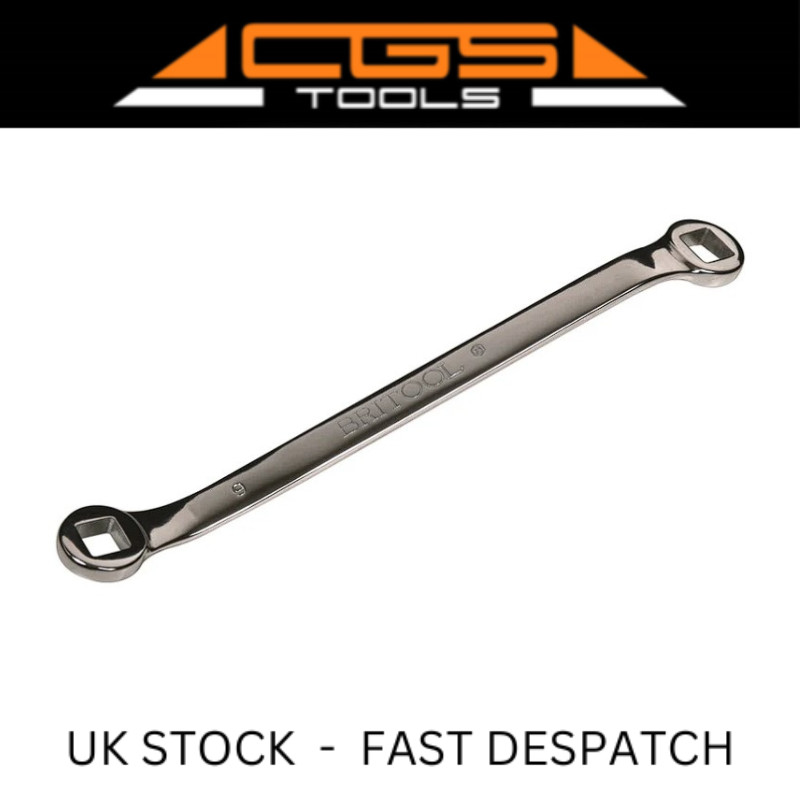 Britool 9mm x 10mm Square Jaw Brake Spanner