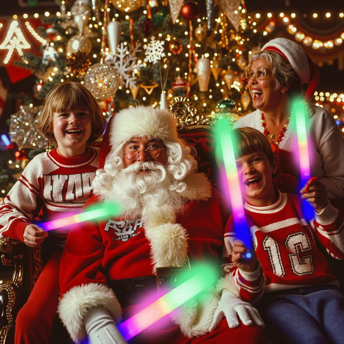 12 PCS Foam Glow Sticks Bulk With 3 Modes Colorful Flashing,Foam Multicolor