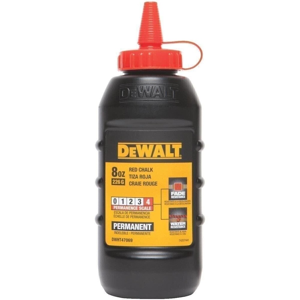 DeWalt Red Permanent Chalk