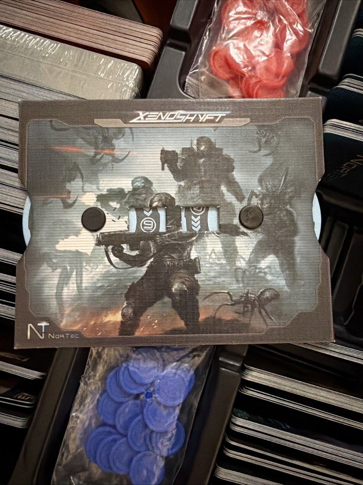 Xenoshyft: Onslaught Board Game – CMON, Coop Sci‑Fi Deckbuilder, Complete