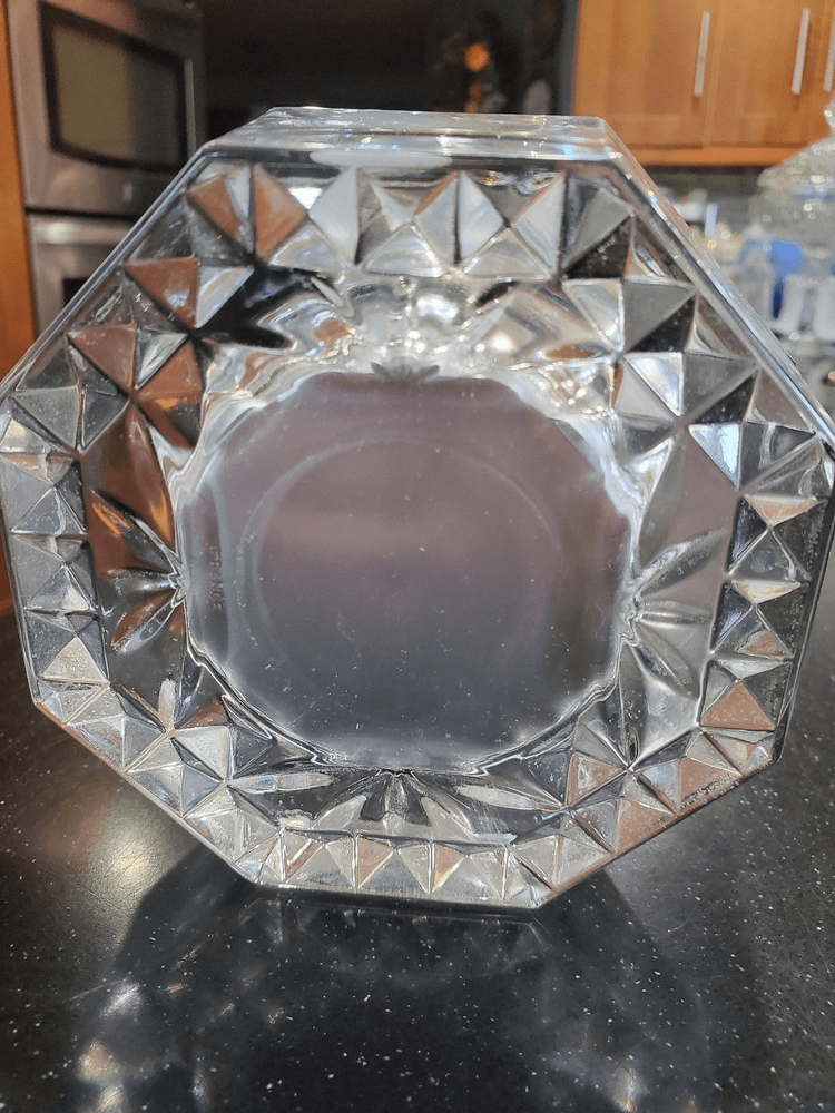 Staiger Crystal Quartz Desk Clock West Germany Octagon