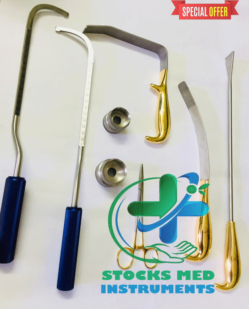breast surgery instruments set of 8 pcs Plastic Surgery