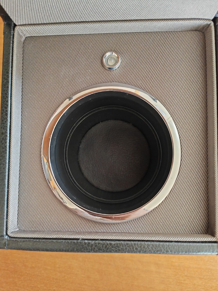 Wolf Cub Module 1.8 Single Watch Winder - Black - Battery Operated