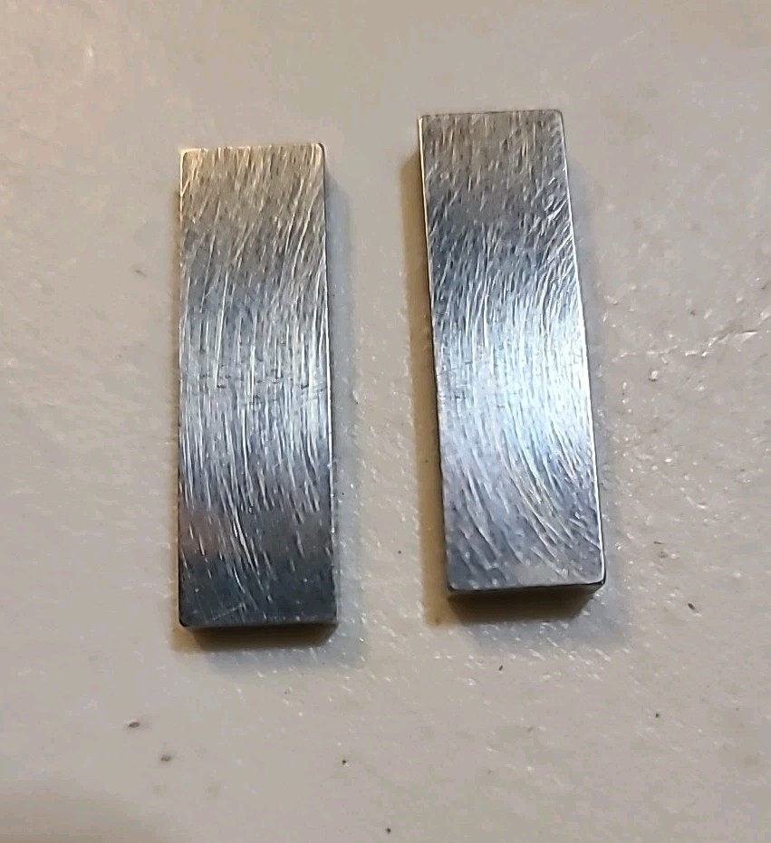 .120" .152" Mitutoyo Rectangular Inspection Gage Block Used