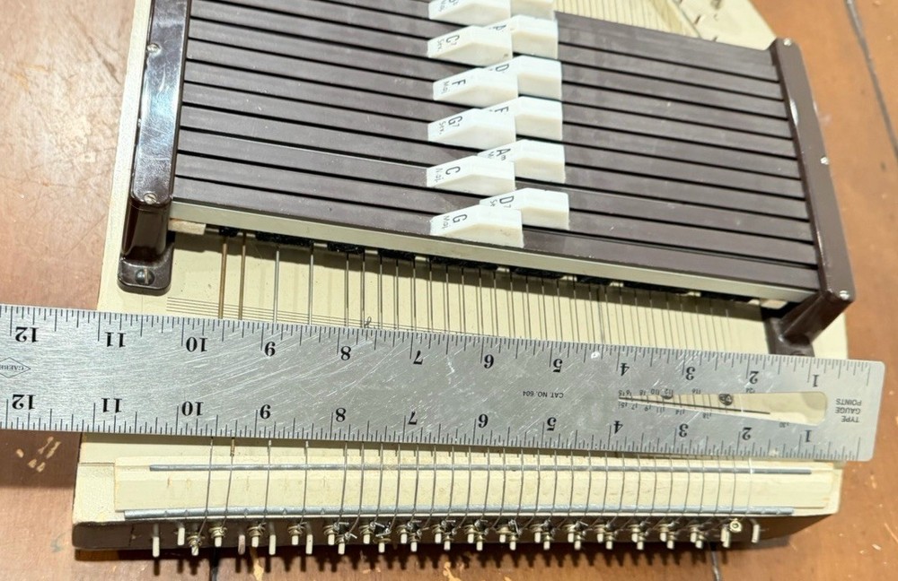 Silvertone Vintage Autoharp by Oscar Schmidt Nice