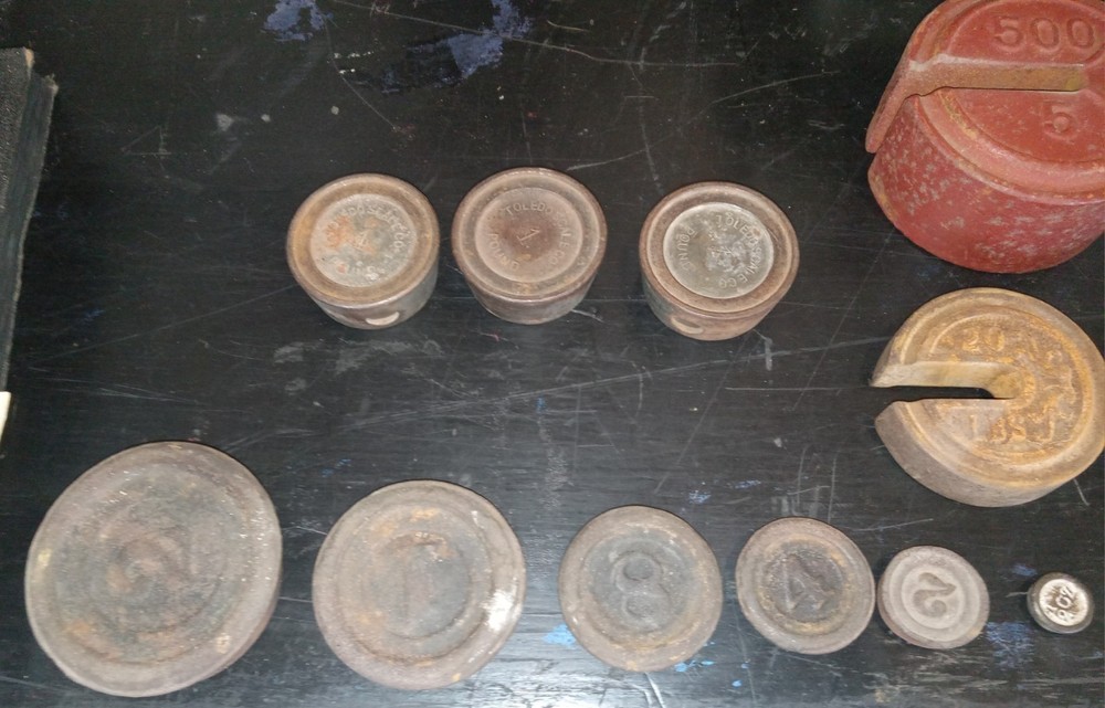 Antique Scale Weights