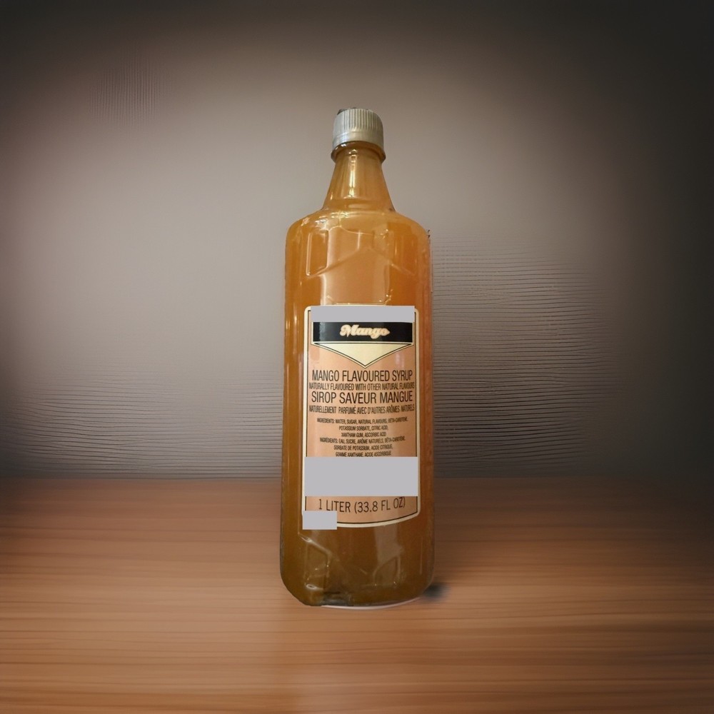 Mango Flavored Syrup 1 Liter (33.8oz)
