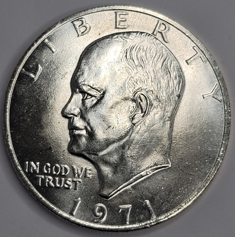 1971 S Eisenhower (Ike) Uncirculated 40% Silver Dollar