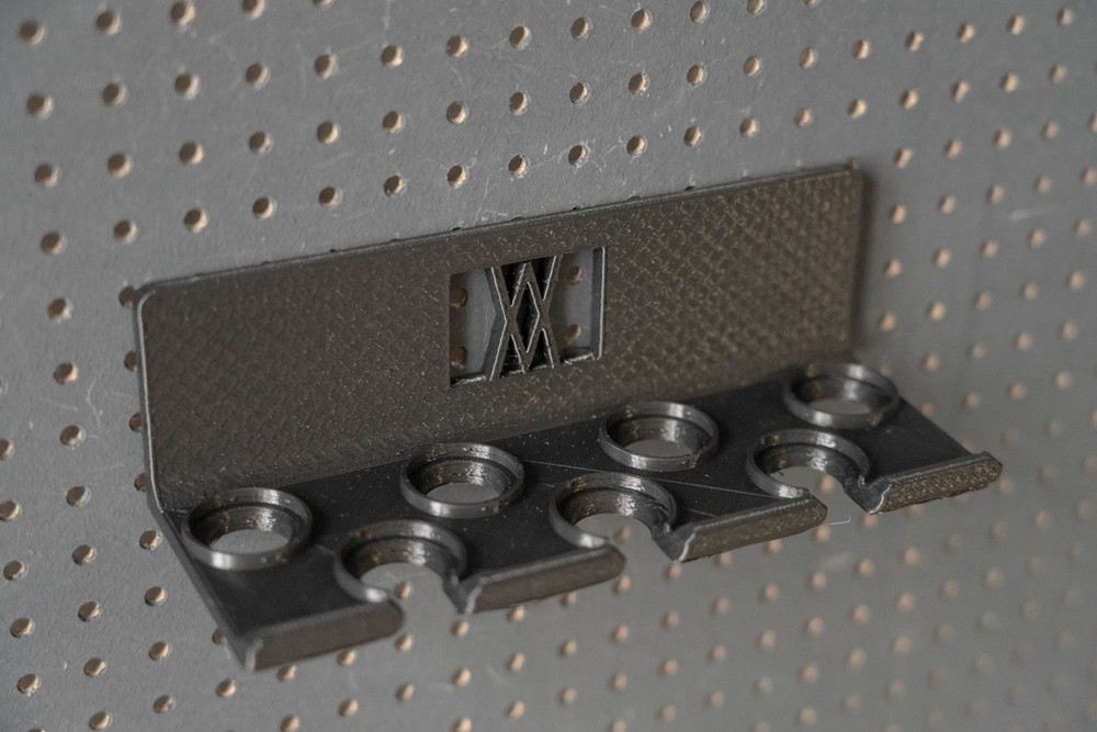 Socket Wrench Screwdriver Holder 7pc Tool Organizer Wall Mount Pegboard Workshop